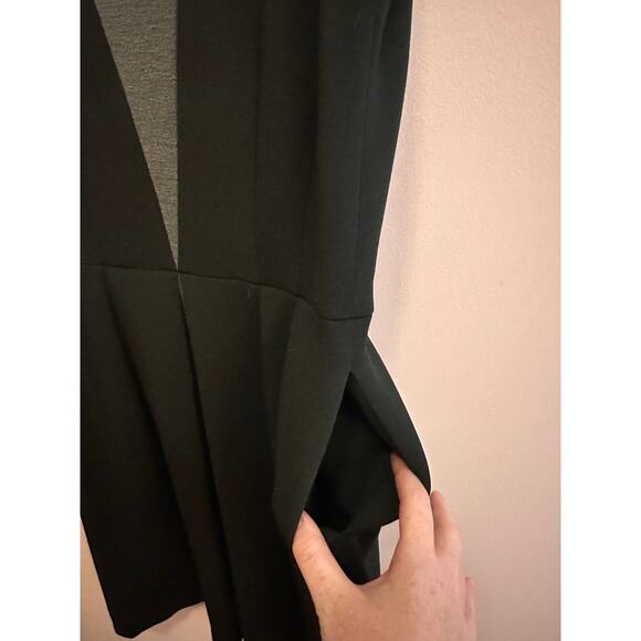 Of Mercer Black Gray Contrast Fit and Flare Tank Dress XL - Picture 8 of 14